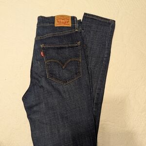 Levi's Women's Dark Indigo High-Rise Skinny Jeans